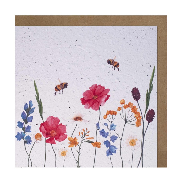 Saat Postkarte Wildblumen