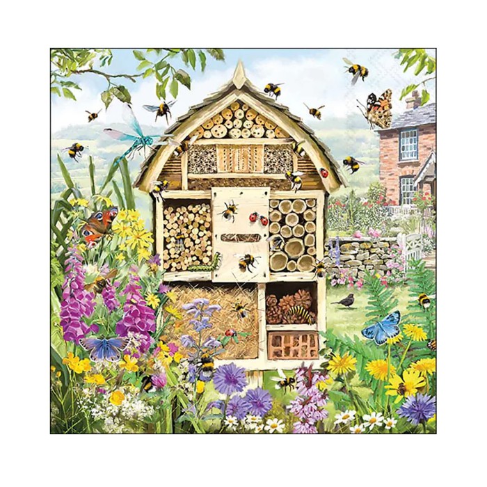 Serviette Bienenhotel