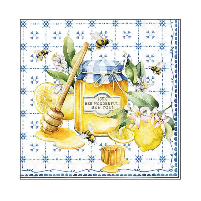 Serviette Honigtopf