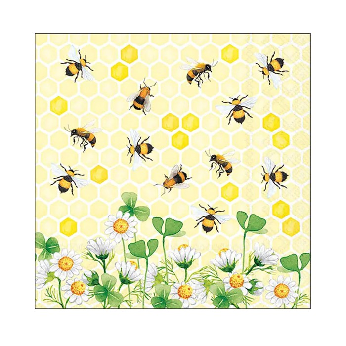 Serviette Bienenfreunde