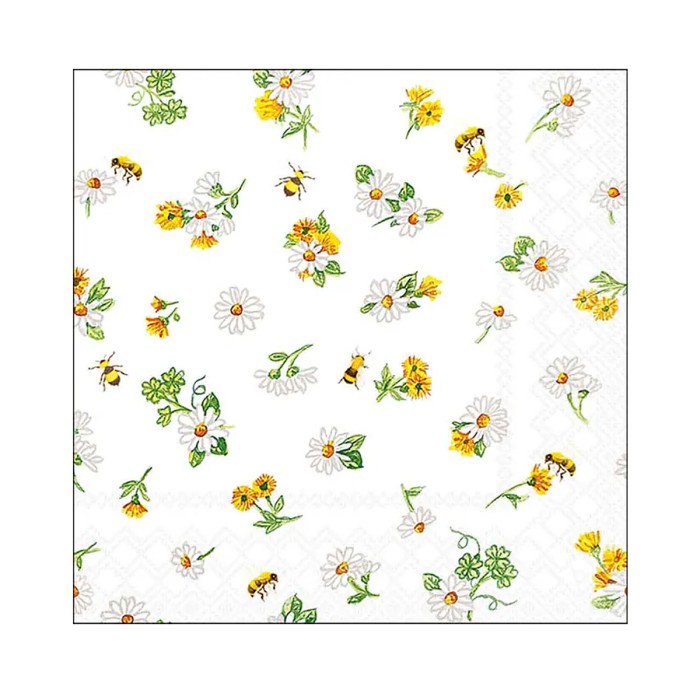 Serviette Gänseblümchen