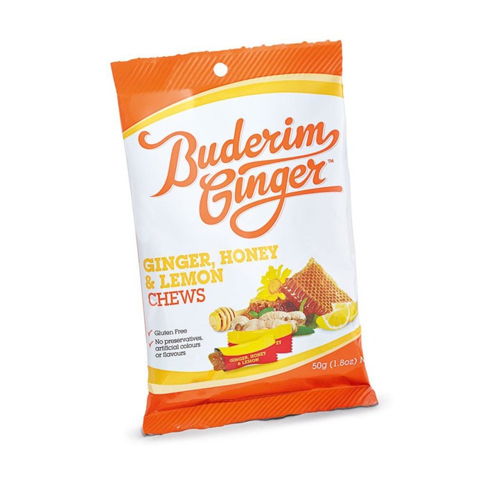 Kaubonbon-Ingwer-Honig-Zitrone