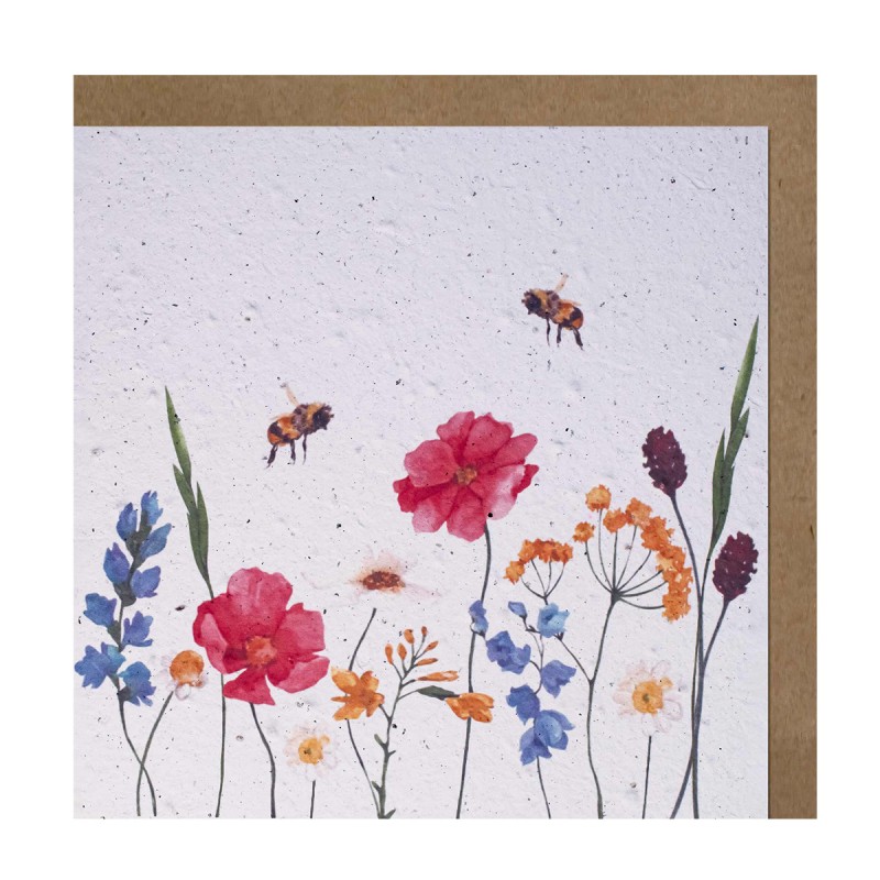 Saat Postkarte Wildblumen