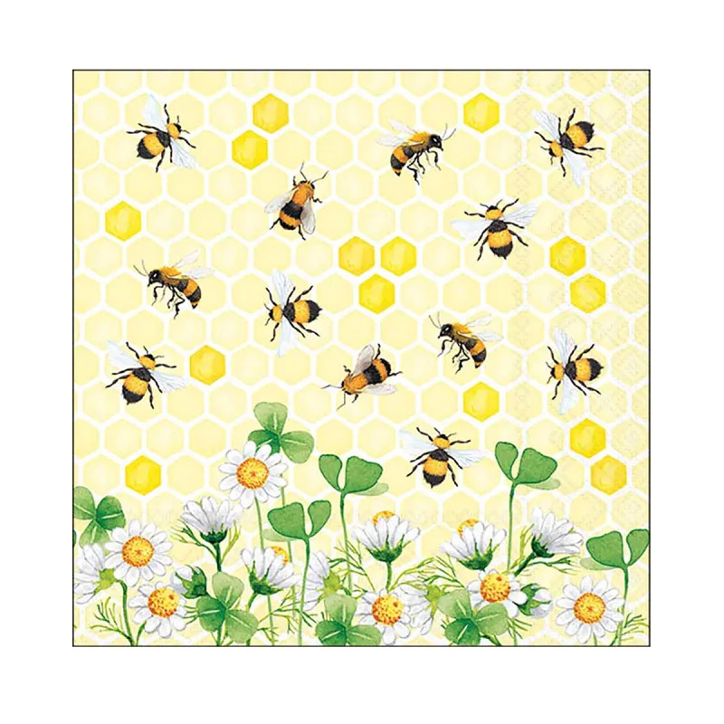 Serviette Bienenfreunde